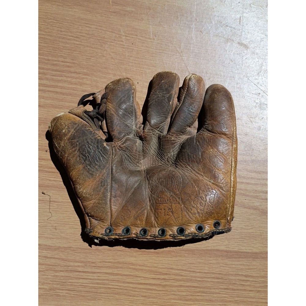 Waukee F15 Fleer Split Finger 1920-40 Vintage Baseball Glove
